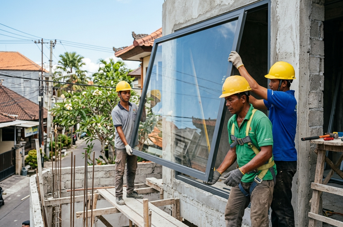 Pasang Jendela Kaca di Denpasar